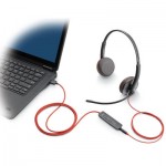 Огляд Навушники Poly Blackwire 3225 USB-A/C/+ 3.5mm (8X229AA): характеристики, відгуки, ціни.