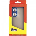 Огляд Чохол до мобільного телефона Dengos Kit for OPPO A98 5G case + glass (Blue) (DG-KM-39): характеристики, відгуки, ціни.