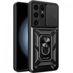 Огляд Чохол до мобільного телефона BeCover Military Samsung Galaxy S24 Ultra SM-S928 Black (710683): характеристики, відгуки, ціни.