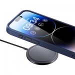 Огляд Чохол до мобільного телефона Benks MagClap Mist Protective Blue for iPhone 15 Pro (1248533): характеристики, відгуки, ціни.