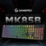 Огляд Клавіатура GamePro MK85B Blue Switch RGB USB Black (MK85B): характеристики, відгуки, ціни.