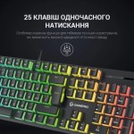 Огляд Клавіатура GamePro MK85B Blue Switch RGB USB Black (MK85B): характеристики, відгуки, ціни.