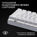 Огляд Клавіатура Logitech G Pro X 60 Lightspeed GX Tactile Wireless/Bluetooth UA White (920-011930): характеристики, відгуки, ціни.