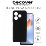Огляд Чохол до мобільного телефона BeCover Tecno POVA 6 Neo (LI6) Black (711761): характеристики, відгуки, ціни.