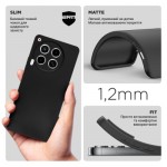 Огляд Чохол до мобільного телефона Armorstandart Matte Slim Fit Tecno Camon 30 (CL6) Camera cover Black (ARM77159): характеристики, відгуки, ціни.