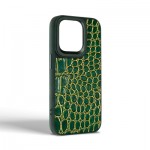 Огляд Чохол до мобільного телефона Harder Crocosaur Apple iPhone 14 Pro Green (ARM76720): характеристики, відгуки, ціни.