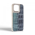 Огляд Чохол до мобільного телефона Harder Glamorous Croco Apple iPhone 15 Pro Max Grey Green (ARM76765): характеристики, відгуки, ціни.