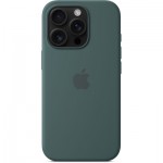 Огляд Чохол до мобільного телефона Apple iPhone16 Pro Silicone Case with MagSafe - Lake Green (MYYR3ZM/A): характеристики, відгуки, ціни.
