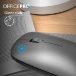 Огляд Мишка OfficePro M225G Silent Click Wireless Gray (M225G): характеристики, відгуки, ціни.