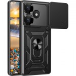 Огляд Чохол до мобільного телефона BeCover Military Poco F6 Black (712165): характеристики, відгуки, ціни.