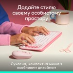 Огляд Мишка Logitech POP Mouse With Emoji Bluetooth Rose (910-007413): характеристики, відгуки, ціни.