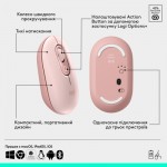 Огляд Мишка Logitech POP Mouse With Emoji Bluetooth Rose (910-007413): характеристики, відгуки, ціни.