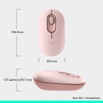 Огляд Мишка Logitech POP Mouse With Emoji Bluetooth Rose (910-007413): характеристики, відгуки, ціни.