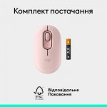 Огляд Мишка Logitech POP Mouse With Emoji Bluetooth Rose (910-007413): характеристики, відгуки, ціни.