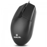 Огляд Мишка REAL-EL RM-210 USB Black (EL123200036): характеристики, відгуки, ціни.