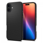 Огляд Чохол до мобільного телефона Spigen iPhone 16 Plus Liquid Air Matte Black (ACS08066): характеристики, відгуки, ціни.