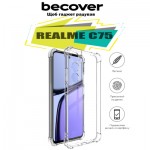 Огляд Чохол до мобільного телефона BeCover Anti-Shock Realme C75 Clear (713019): характеристики, відгуки, ціни.