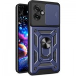 Огляд Чохол до мобільного телефона BeCover Military Motorola Moto G55 Blue (713057): характеристики, відгуки, ціни.