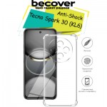 Огляд Чохол до мобільного телефона BeCover Anti-Shock Tecno Spark 30 (KL6) Clear (713154): характеристики, відгуки, ціни.