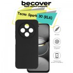 Огляд Чохол до мобільного телефона BeCover Tecno Spark 30 (KL6) Black (713135): характеристики, відгуки, ціни.