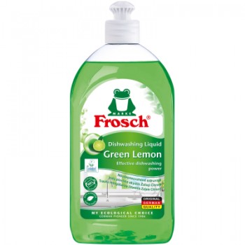 Засіб для ручного миття посуду Frosch Зелений лимон 500 мл (4009175161833)