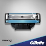 Огляд Змінні касети Gillette Mach3 4 шт. (3014260243531): характеристики, відгуки, ціни.
