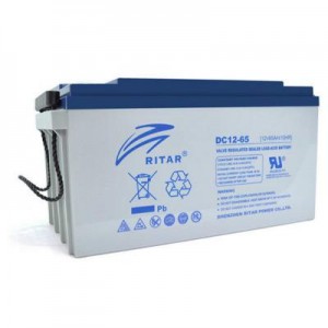 Огляд Батарея до ДБЖ Ritar AGM DC12-65, 12V-65Ah (DC12-65): характеристики, відгуки, ціни.
