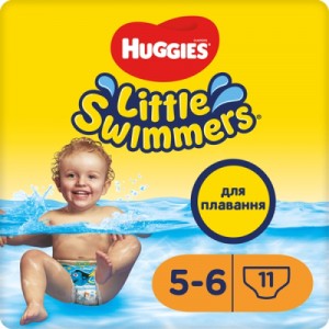 Огляд Підгузки Huggies Little Swimmer 5-6 (12-18 кг) 11 шт (5029053538426): характеристики, відгуки, ціни.