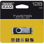 Огляд USB флеш накопичувач Goodram 128GB UTS2 Twister Black USB 2.0 (UTS2-1280K0R11): характеристики, відгуки, ціни.