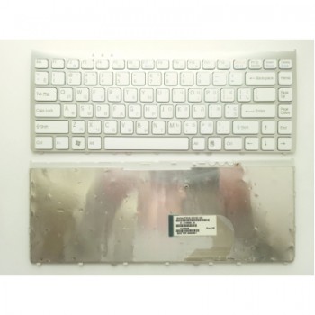 Клавіатура ноутбука Sony VGN-FW series белая UA (A43345)