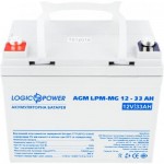 Огляд Батарея до ДБЖ LogicPower LPM MG 12В 33Ач (6558): характеристики, відгуки, ціни.