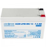 Огляд Батарея до ДБЖ LogicPower LPM MG 12В 7.5Ач (6554): характеристики, відгуки, ціни.