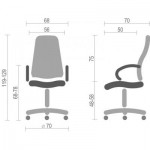Огляд Офісне крісло Аклас Валенсия Soft EX MB Коричневое (07826): характеристики, відгуки, ціни.