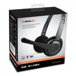 Огляд Навушники REAL-EL GD-011MV Black: характеристики, відгуки, ціни.
