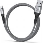 Огляд Дата кабель USB 2.0 AM to Type-C 1.0m Flex Gray Pixus (4897058531152): характеристики, відгуки, ціни.