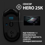 Огляд Мишка Logitech G703 Lightspeed HERO 16K Sensor Black (910-005640): характеристики, відгуки, ціни.