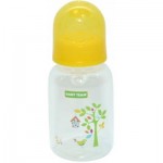 Огляд Пляшечка для годування Baby Team з силікон.соскою 125 мл 0+ жовта (1400_желтый): характеристики, відгуки, ціни.
