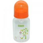 Огляд Пляшечка для годування Baby Team з силікон.соскою 125 мл 0+ помар (1400_оранжевый): характеристики, відгуки, ціни.