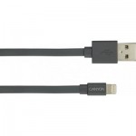 Огляд Дата кабель USB 2.0 AM to Lightning 1.0m MFI flat Dark gray Canyon (CNS-MFIC2DG): характеристики, відгуки, ціни.
