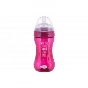 Пляшечка для годування Nuvita Mimic Cool 250мл пурпурна (NV6032PURPLE)