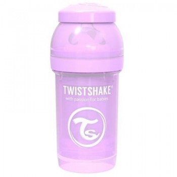 Пляшечка для годування Twistshake антиколькова 180 мл, лавандова (69859)