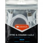 Огляд Дата кабель USB 2.0 AM to Micro 5P 1.0m White Canyon (CNE-USBM1W): характеристики, відгуки, ціни.