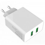 Огляд Зарядний пристрій ColorWay 2USB Quick Charge 3.0 (36W) (CW-CHS017Q-WT): характеристики, відгуки, ціни.