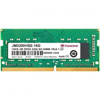 Модуль для ноутбука SoDIMM DDR4 16GB 3200 MHz Transcend (JM3200HSE-16G)