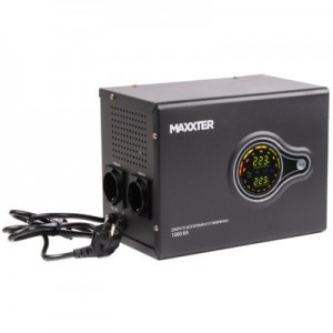 Огляд Пристрій безперебійного живлення Maxxter MX-HI-PSW1000-01: характеристики, відгуки, ціни.