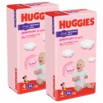 Огляд Підгузок Huggies Pants 4 Mega (9-14 кг) для дівчаток 104 шт (5029054568095): характеристики, відгуки, ціни.