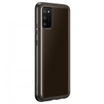 Огляд Чохол до мобільного телефона Samsung Soft Clear Cover Galaxy A02s (A025) Black (EF-QA025TBEGRU): характеристики, відгуки, ціни.