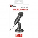 Огляд Мікрофон Trust All-round Microphone 3.5mm Black (22462): характеристики, відгуки, ціни.