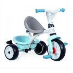 Огляд Дитячий велосипед Smoby з козирком, багажником та сумкою Блакитний (741400): характеристики, відгуки, ціни.