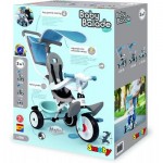 Огляд Дитячий велосипед Smoby з козирком, багажником та сумкою Блакитний (741400): характеристики, відгуки, ціни.